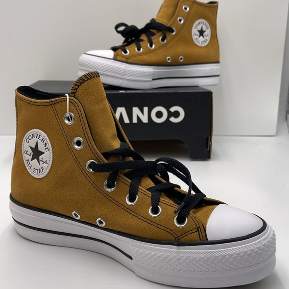 Converse WMNS CTAS LIFT HI
DARK SOBA/WHITE/BLACK A13410C Platforms Sneakers - Picture 14 of 16